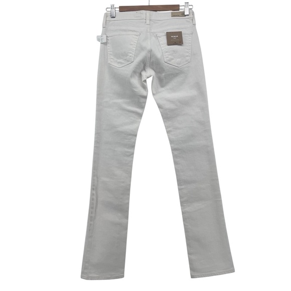 NEW AG Adriano Goldschmied The Ballard Slim Boot Jeans in White Size 26R - Picture 4 of 12